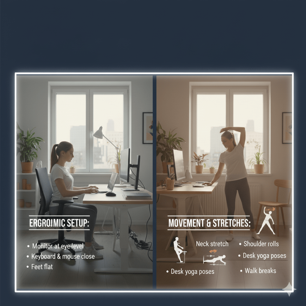 Healthy habits for desk workers